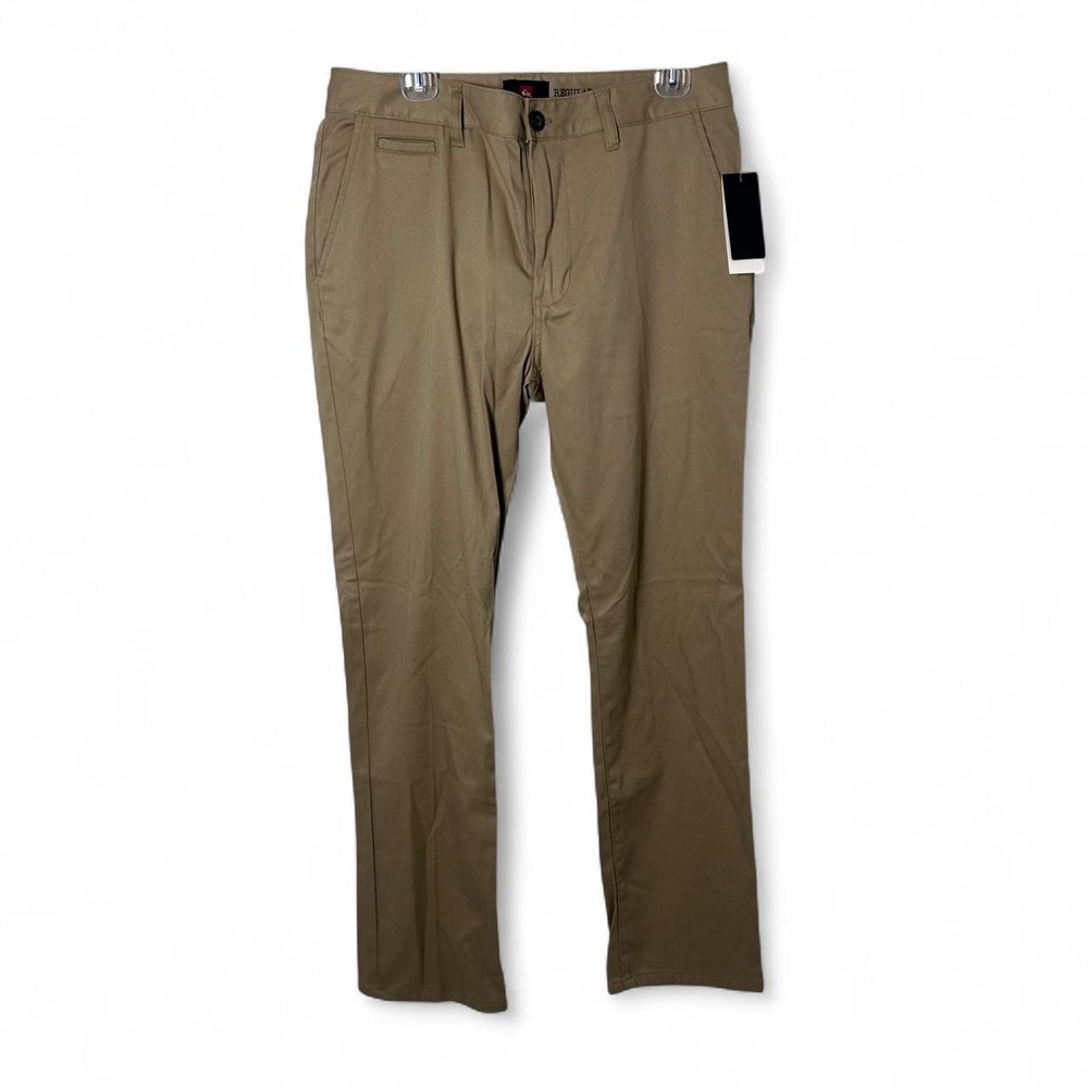 Quiksilver‎ tan chino pants Size 33x32 #skater #chinos